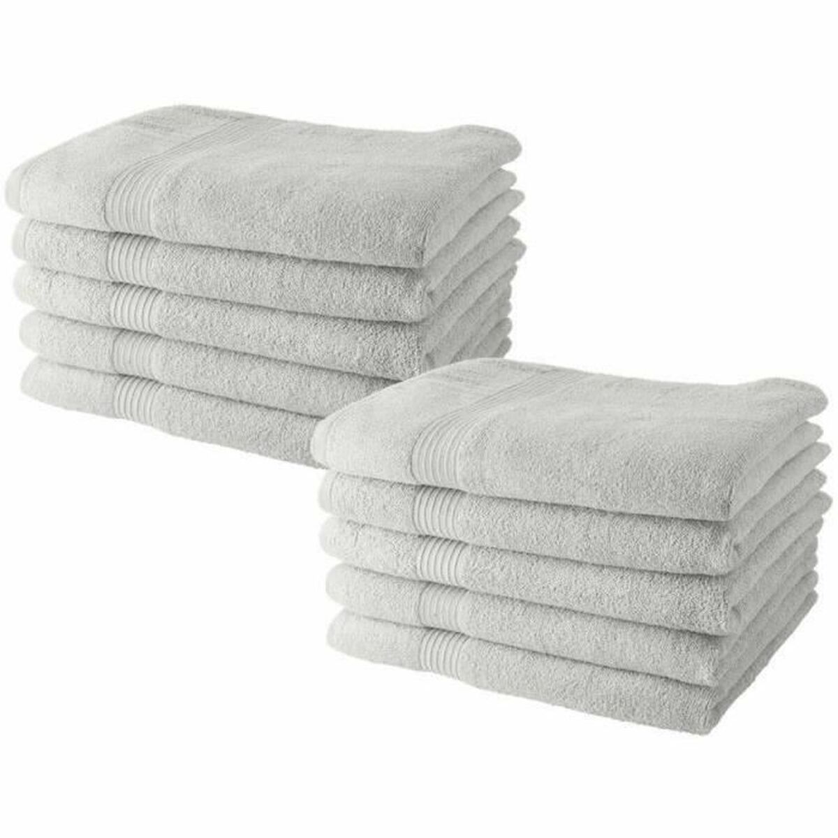 Handduksset TODAY Vit 50 x 90 cm 10 Delar