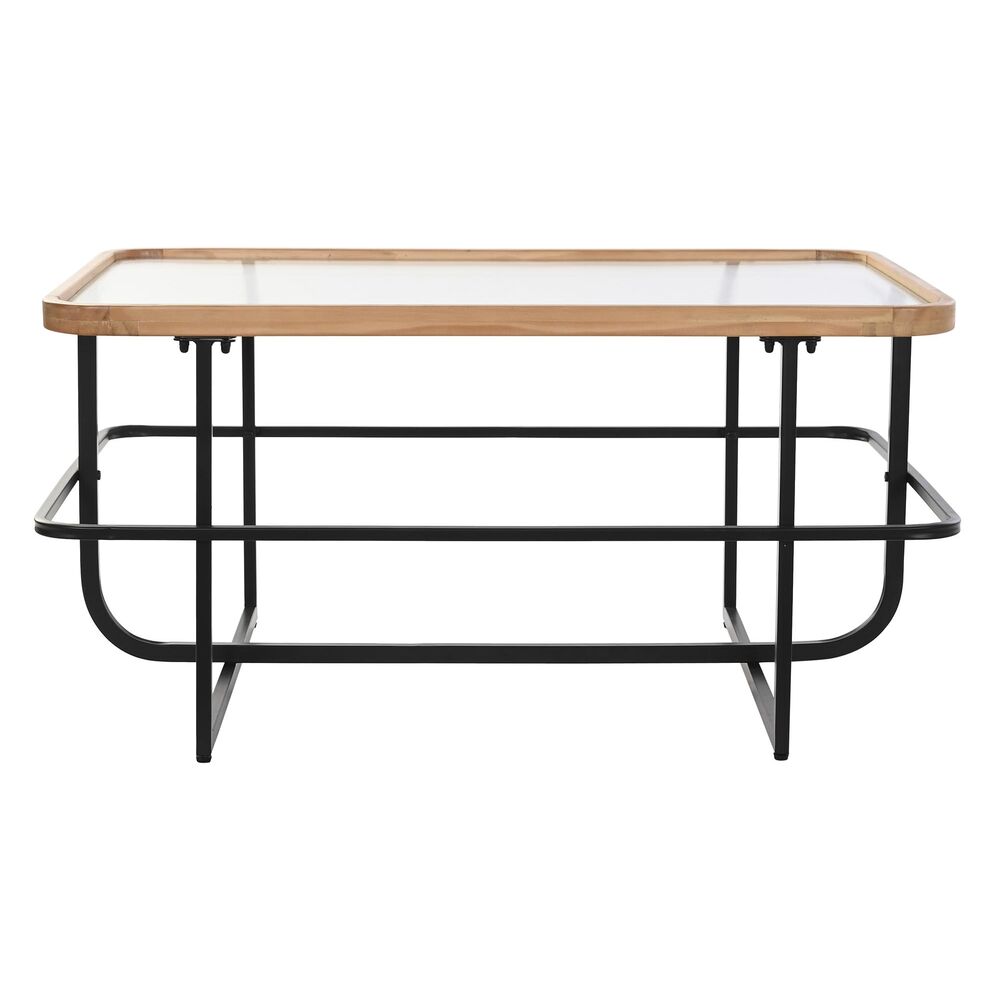 Soffbord DKD Home Decor Glas Metall (90 x 60 x 46 cm) - 2