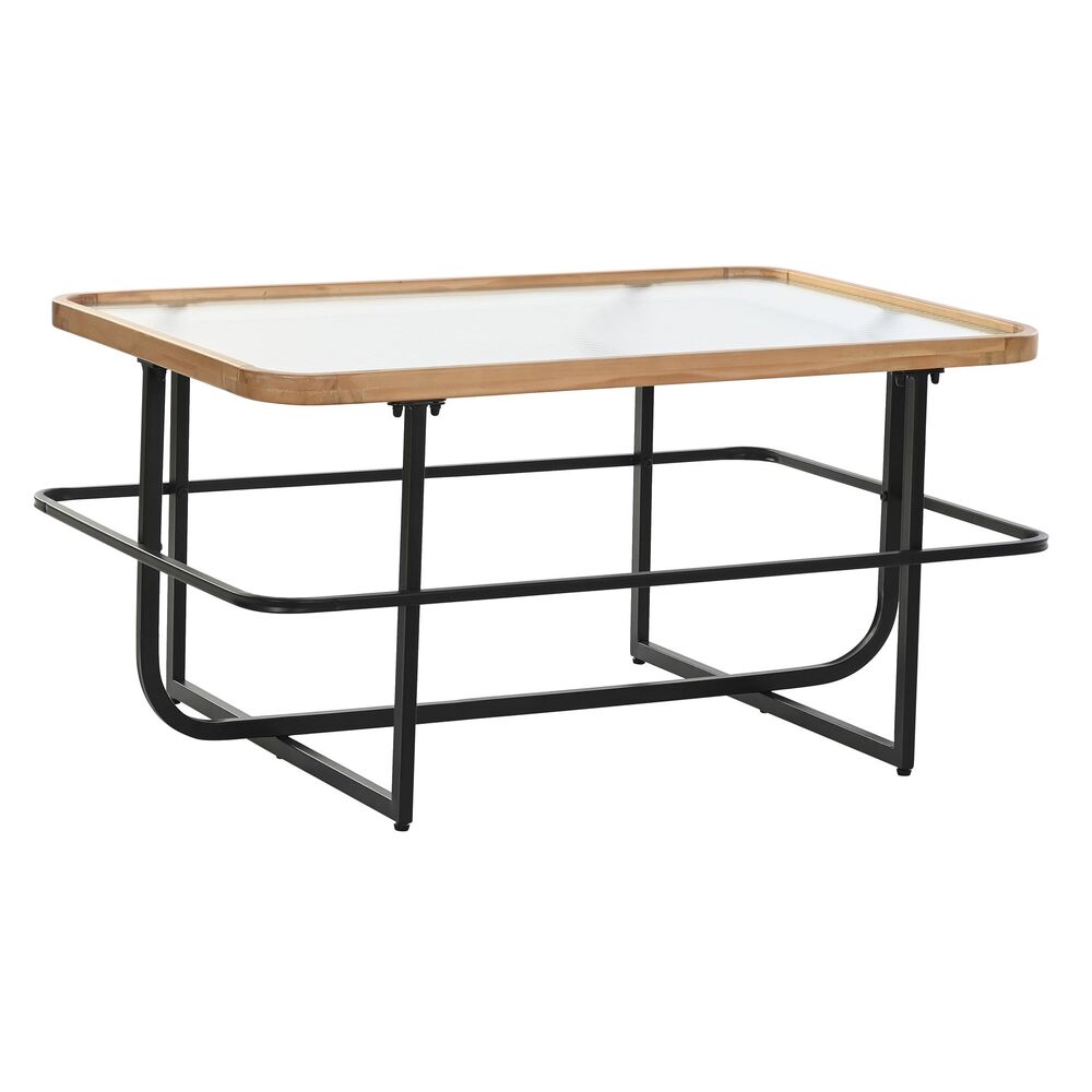 Soffbord DKD Home Decor Glas Metall (90 x 60 x 46 cm)