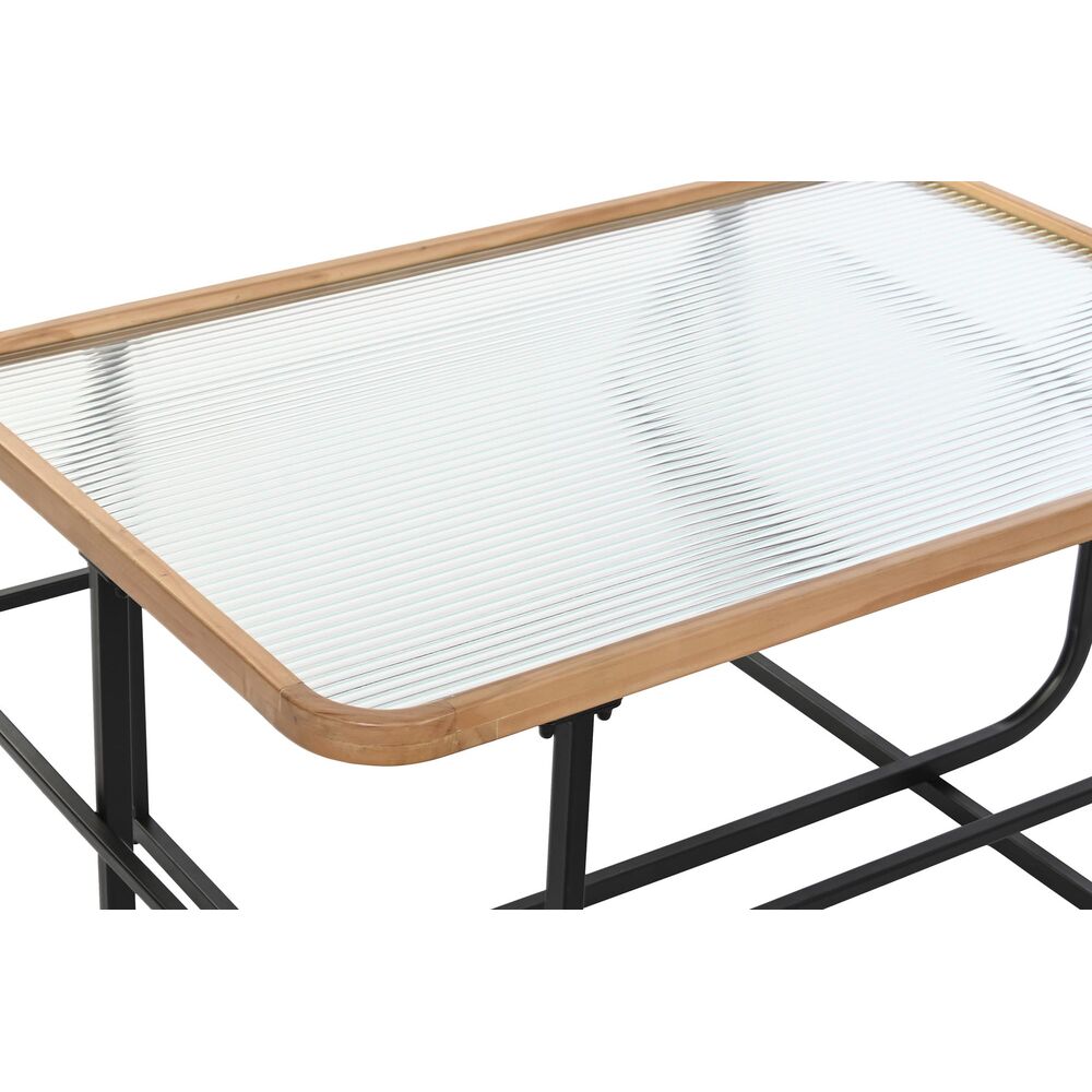 Soffbord DKD Home Decor Glas Metall (90 x 60 x 46 cm) - 4