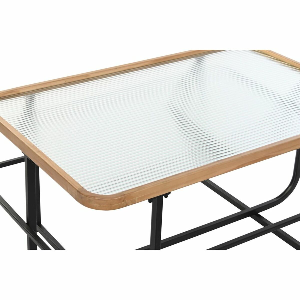 Soffbord DKD Home Decor Glas Metall (90 x 60 x 46 cm) - 8
