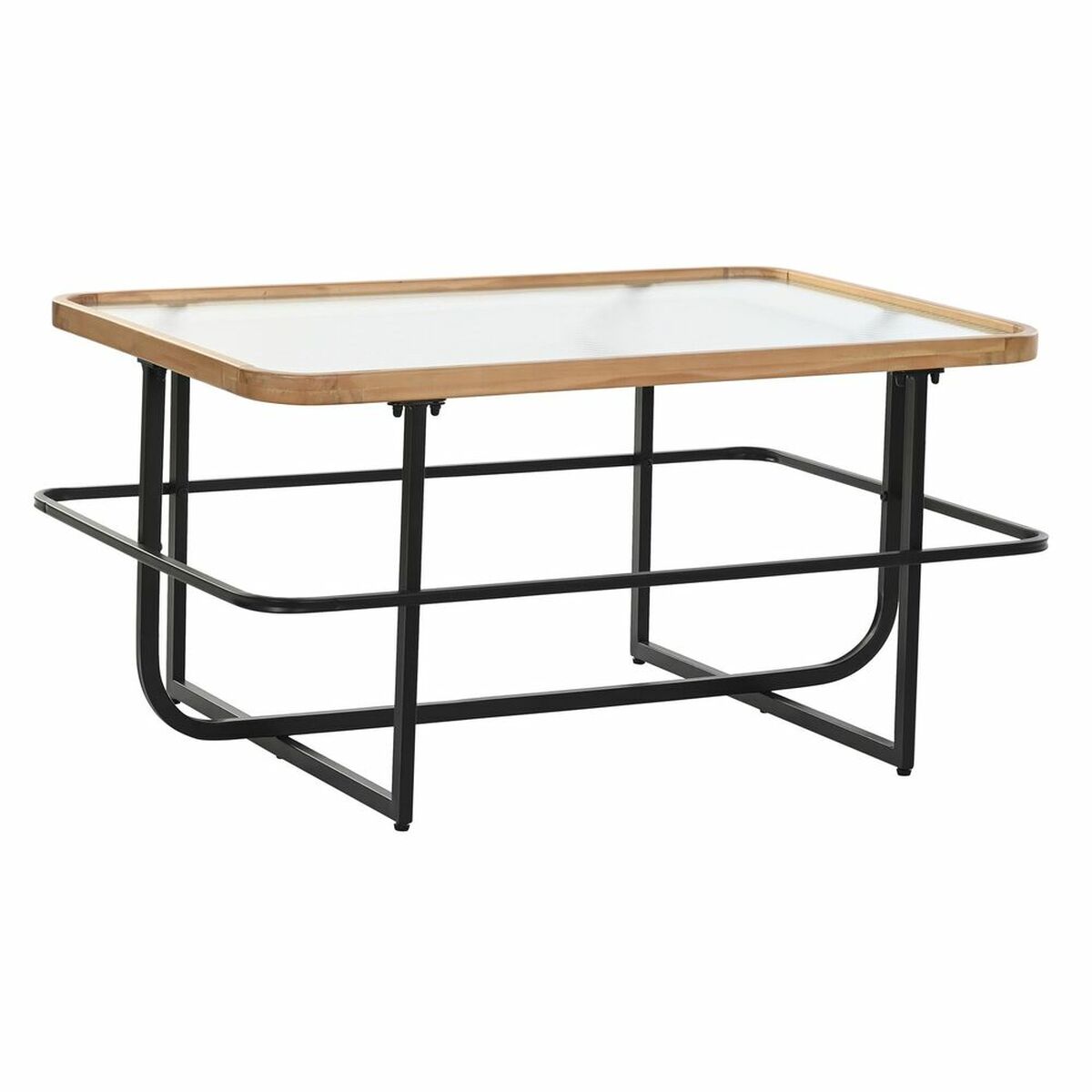 Soffbord DKD Home Decor Glas Metall (90 x 60 x 46 cm) - 9