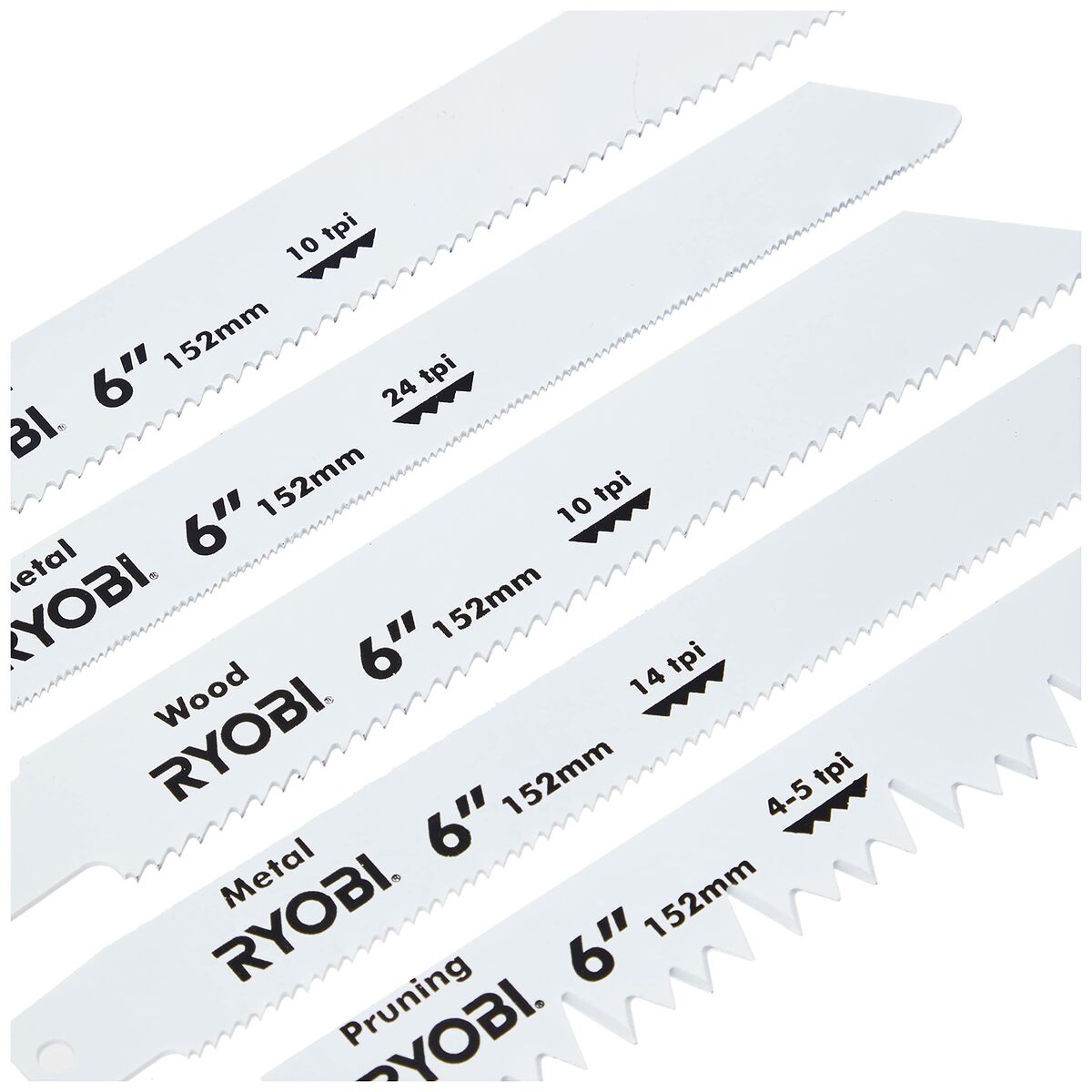 Sågblad Ryobi RAK06RB Självsågande såg Metall 6 Delar - 3