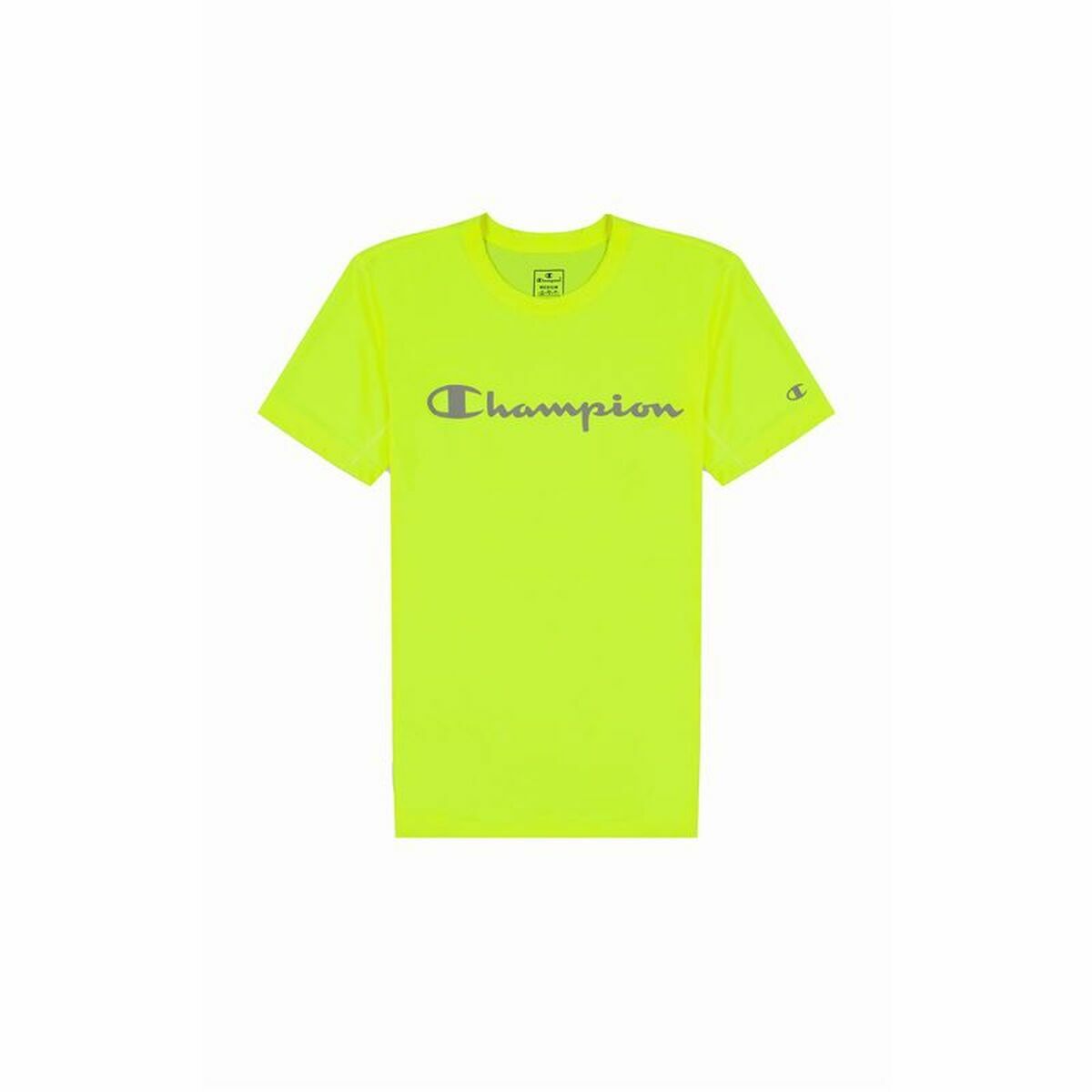 T-shirt med kortärm Herr Champion Crewneck Limegrön - 3