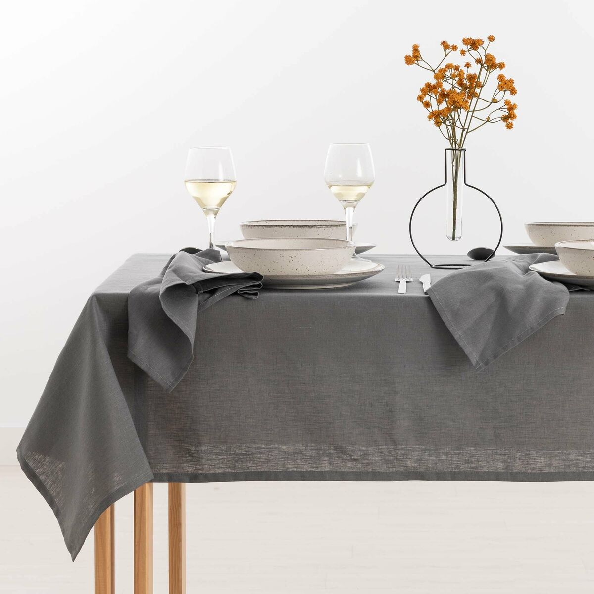 Bordsduk Belum Multicolour Antracitgrå 400 x 150 cm - 2