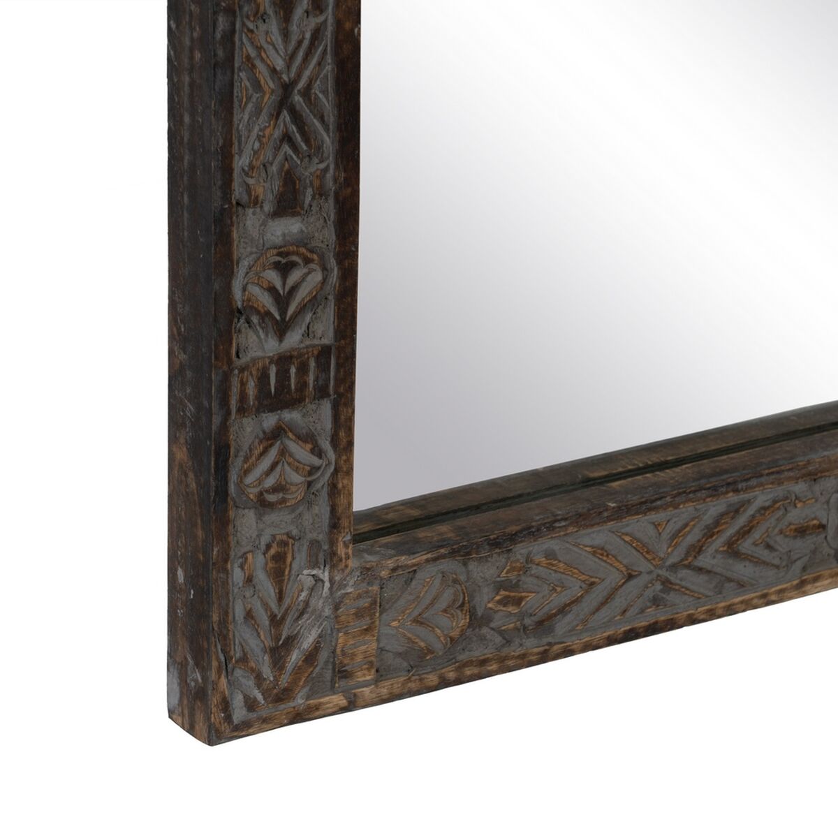 Väggspegel Brun 77 x 3 x 113 cm - 10
