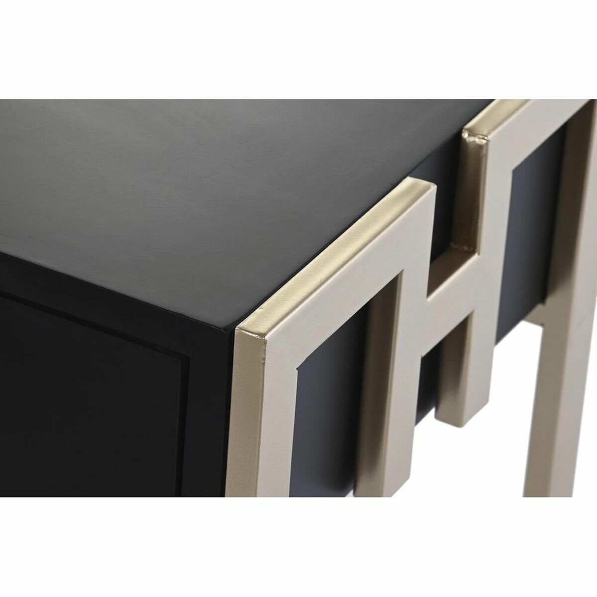 Soffbord DKD Home Decor 150 x 36 x 48 cm Metall Trä Aluminium - 8