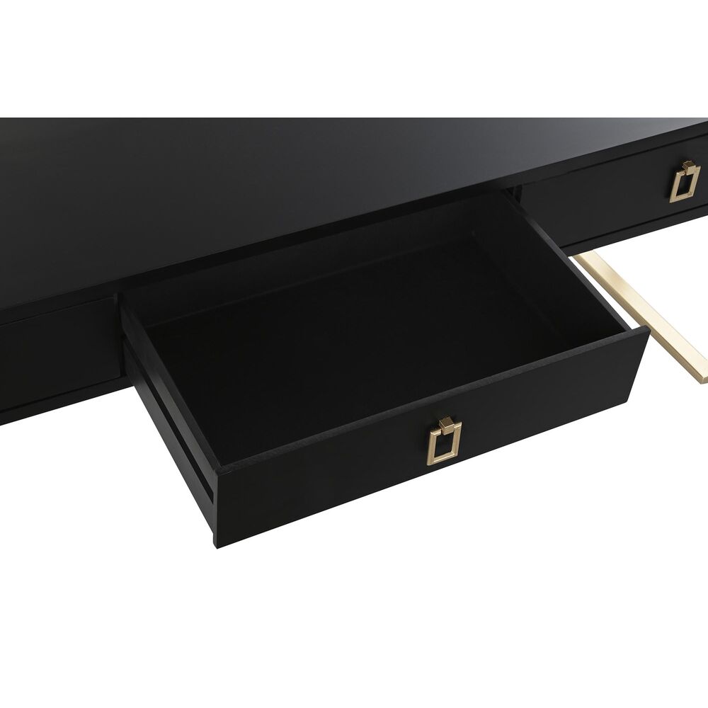 Soffbord DKD Home Decor 150 x 36 x 48 cm Metall Trä Aluminium - 3