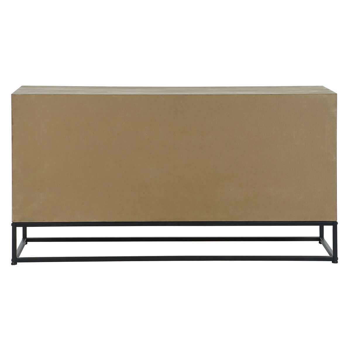 Skänk DKD Home Decor Svart Naturell Metall Trä MDF 120 x 40 x 64 cm - 2
