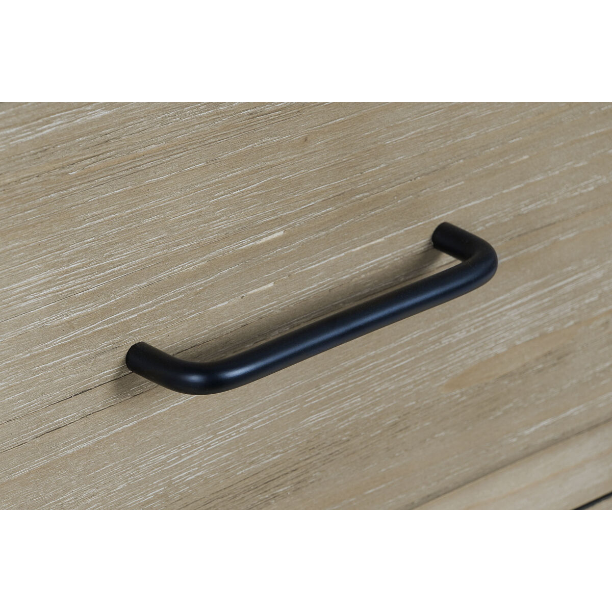 Skänk DKD Home Decor Svart Naturell Metall Trä MDF 120 x 40 x 64 cm - 5