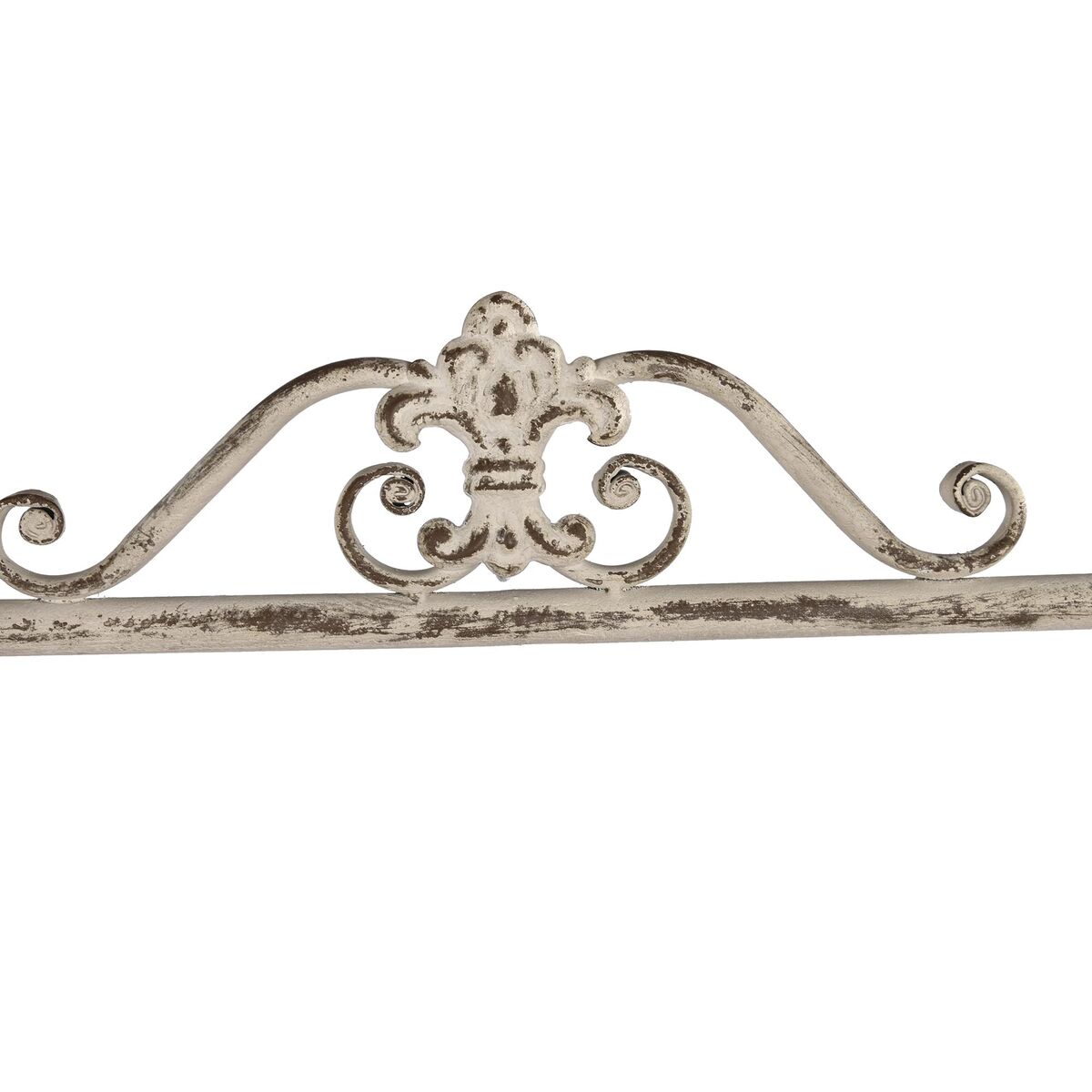 Bokhylla DKD Home Decor Vit Naturell Metall Gran 64 x 19 x 107 cm (1) - 3
