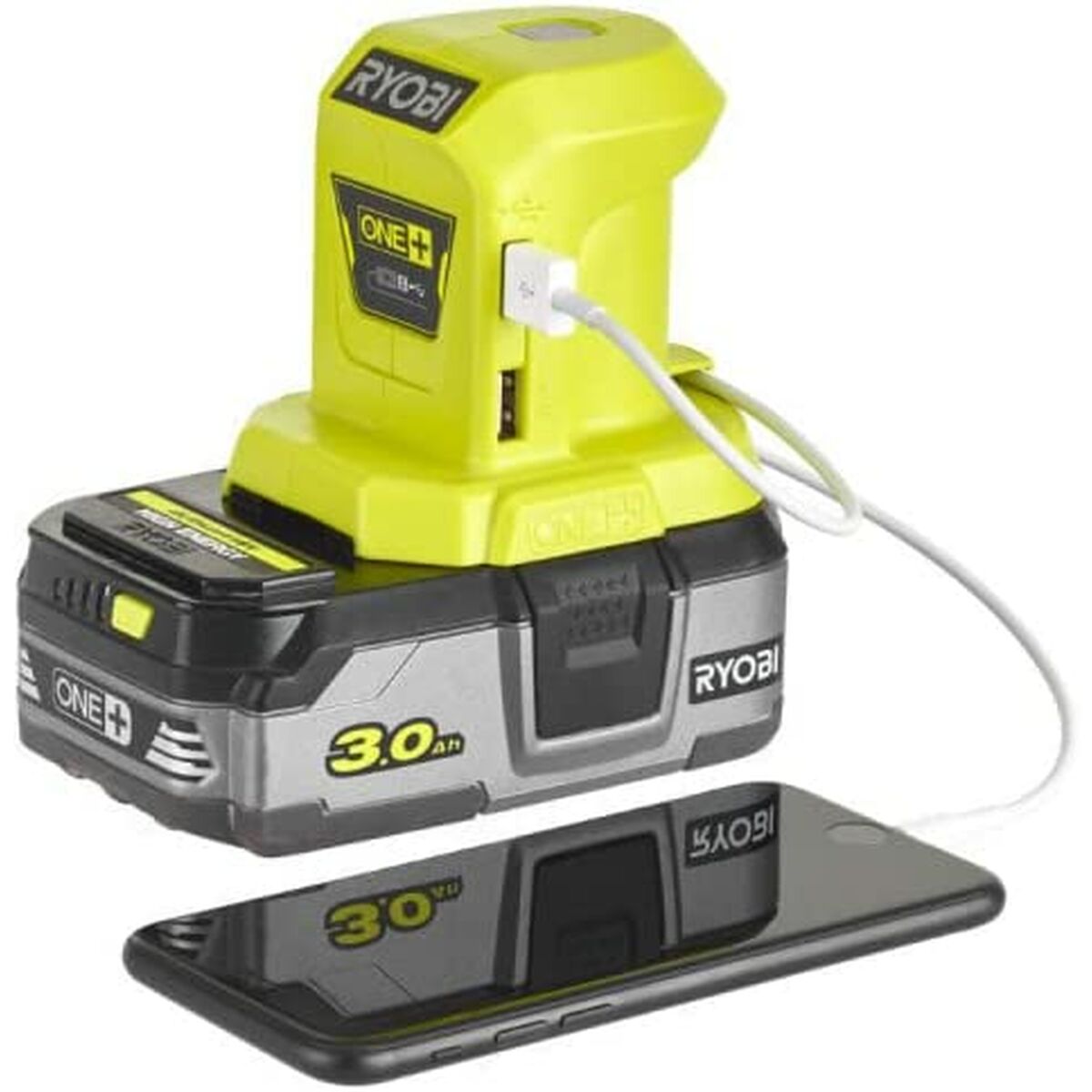 Batteriladdare Ryobi OnePlus R18USB - 4