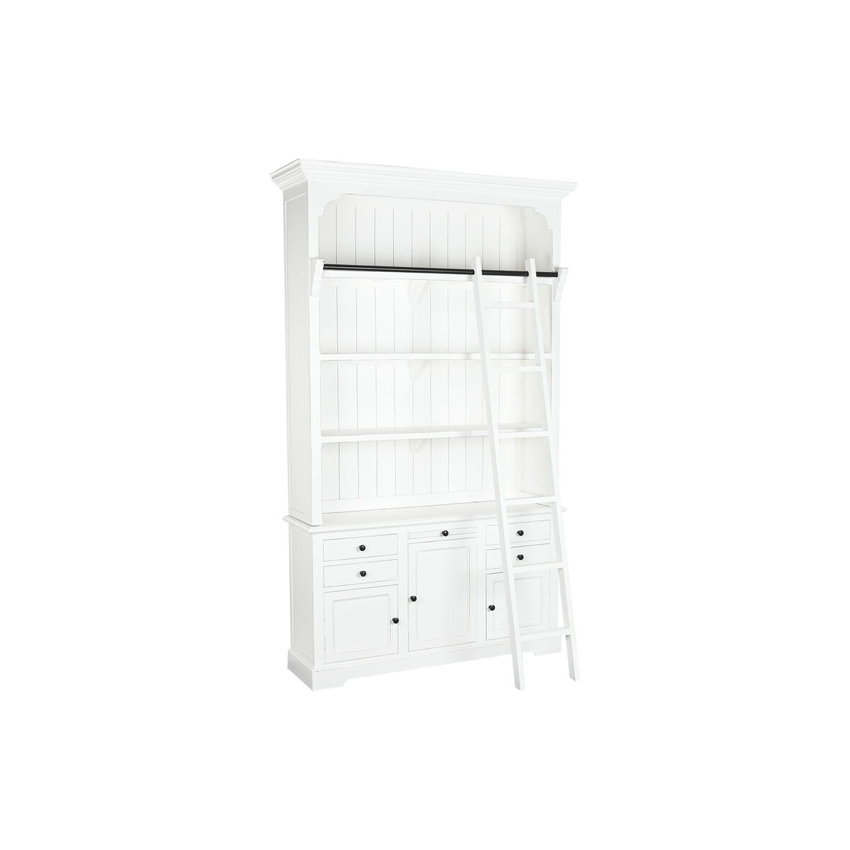 Bokhylla DKD Home Decor Vit Trä MDF 137 x 38 x 234 cm