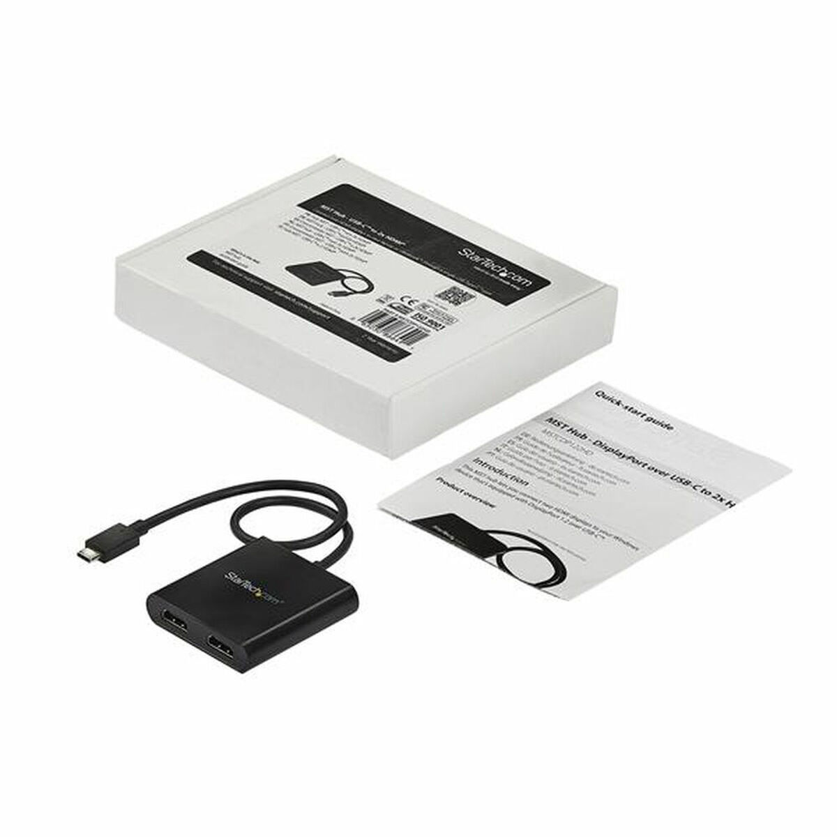 Dock Startech MSTCDP122HD          4K Ultra HD Svart - 6