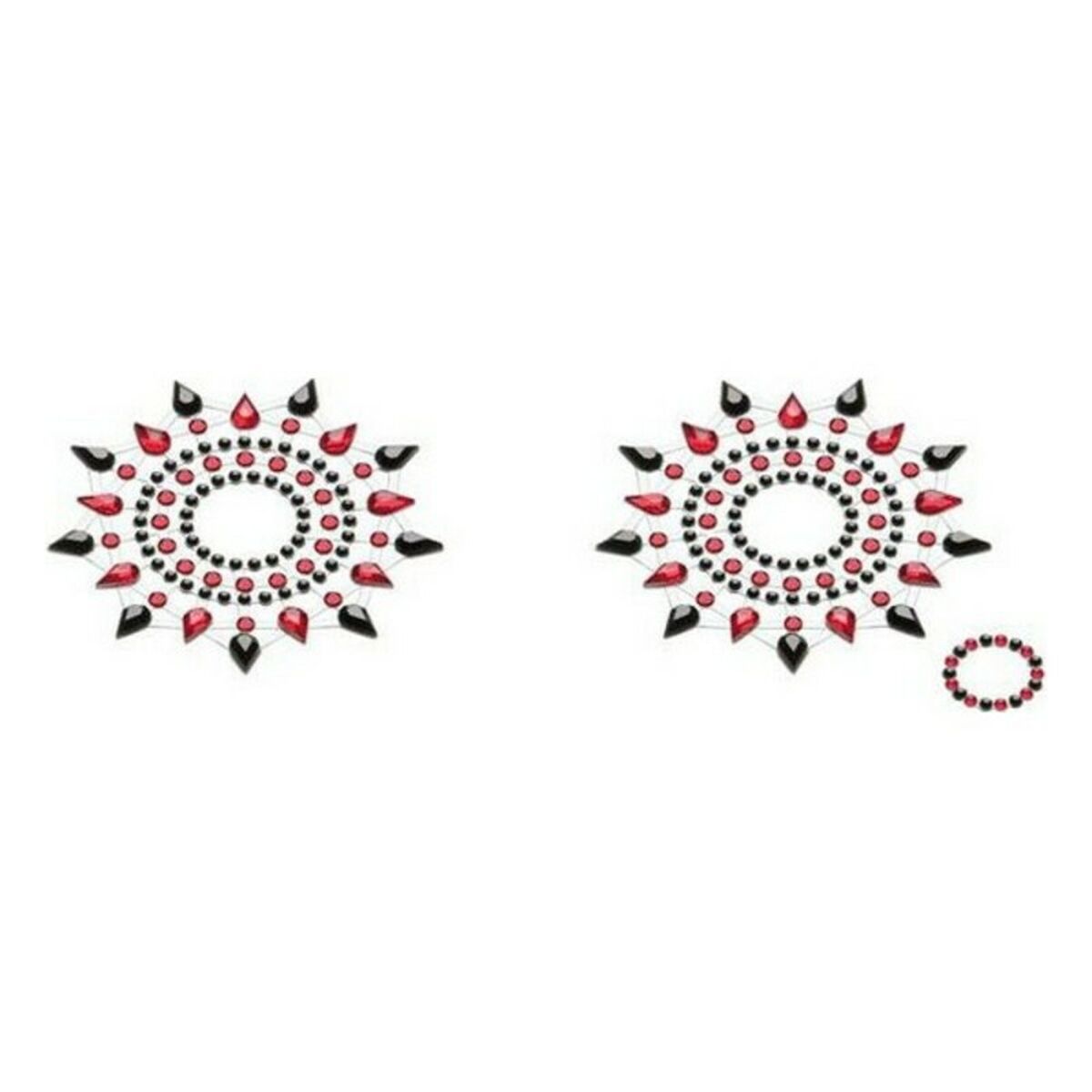 Gloria, svart & röd Mystim (2 pcs) - 2