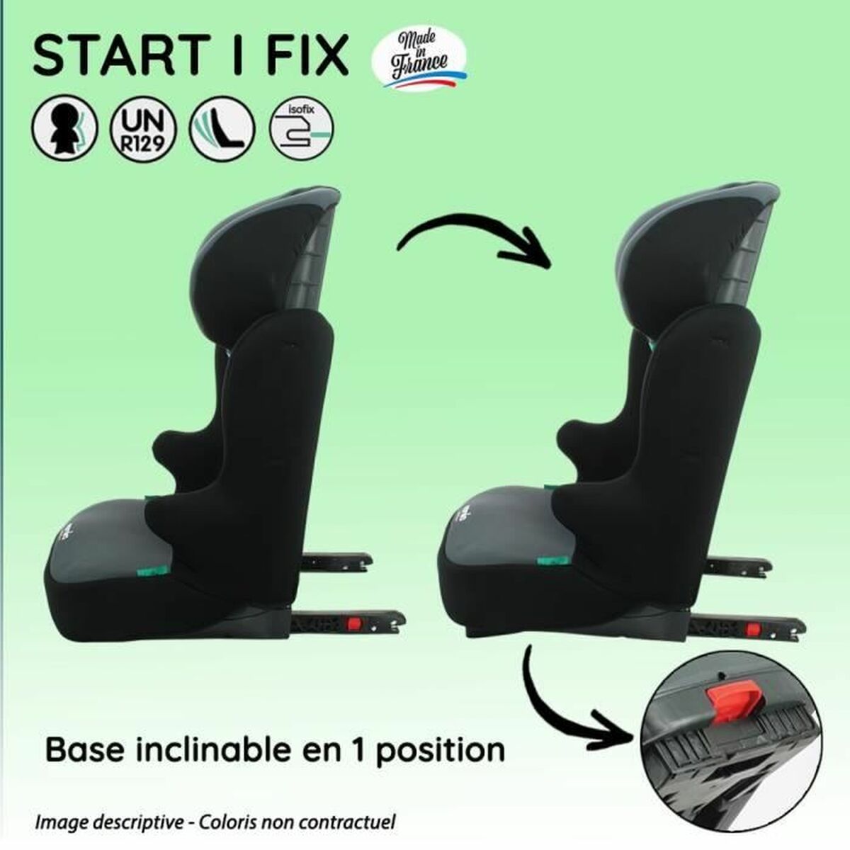 Bilstol Nania START I Giraff ISOFIX II (15-25 kg) III (22 - 36 kg) - 3