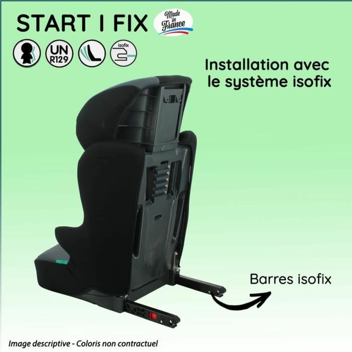 Bilstol Nania START I Giraff ISOFIX II (15-25 kg) III (22 - 36 kg) - 2
