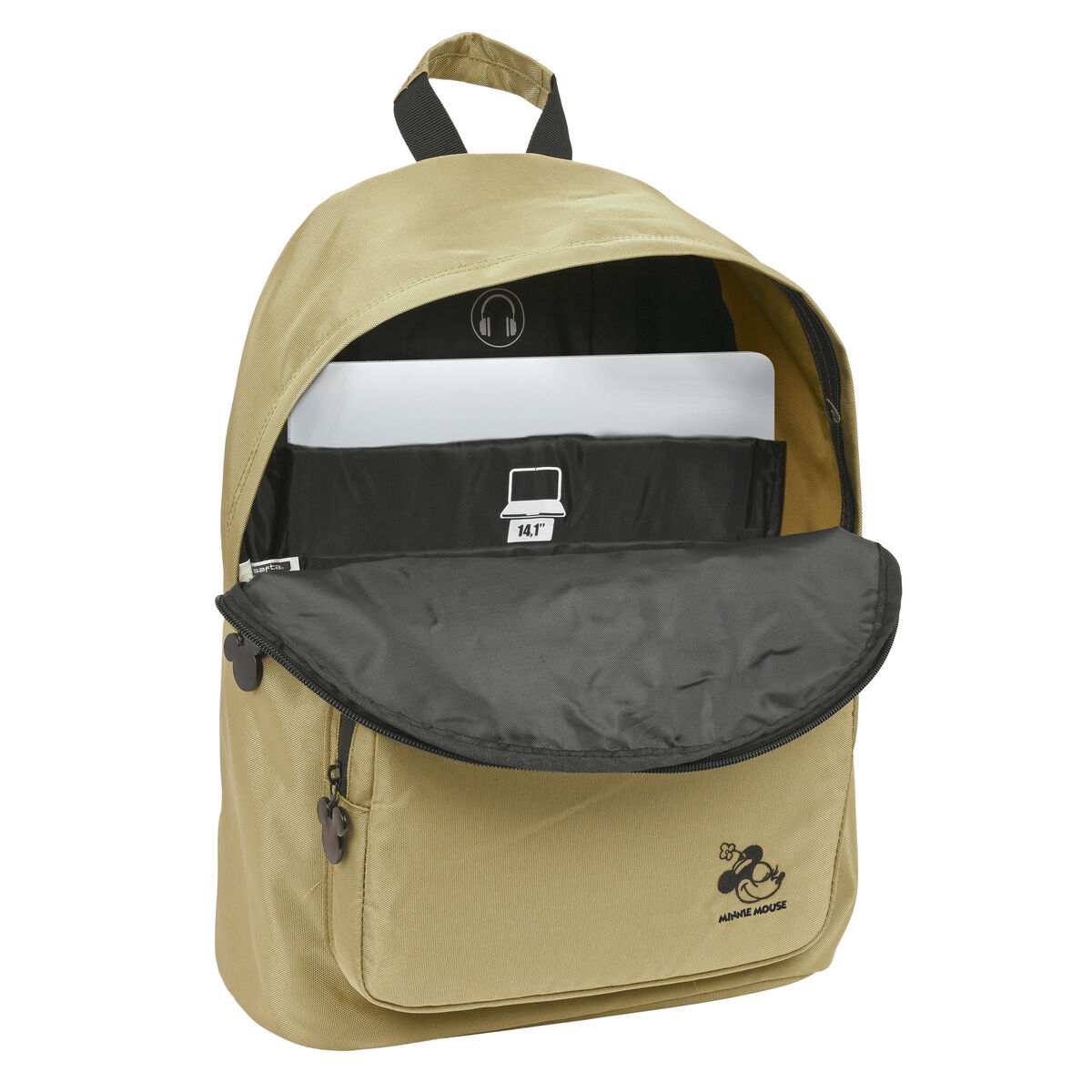 Laptopryggsäck Minnie Mouse Beige (31 x 41 x 16 cm) - 7