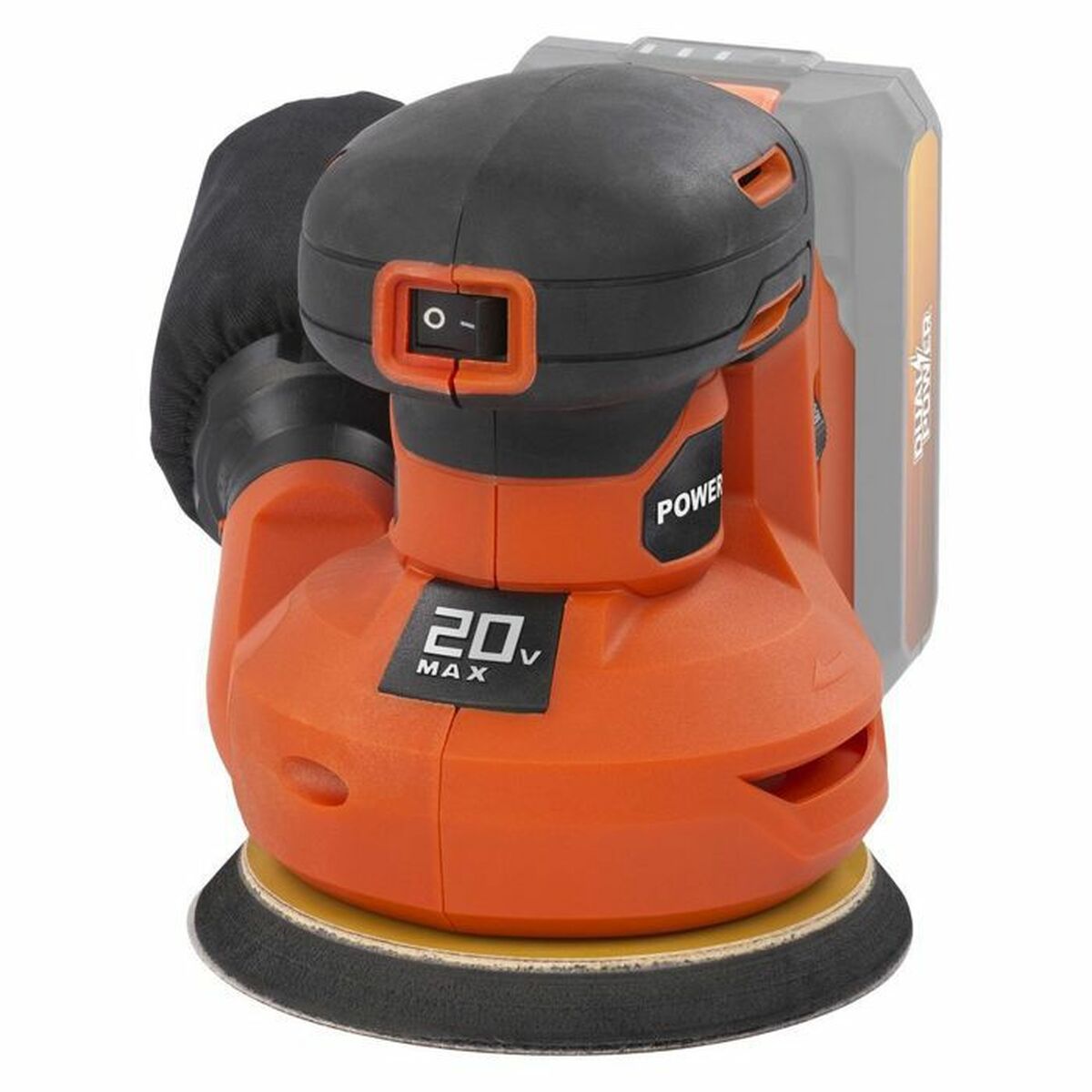 Excenterslip med slumpmässig bana Powerplus Dual Power Powdp50400 + G80 20 V Ø 125 mm - 4