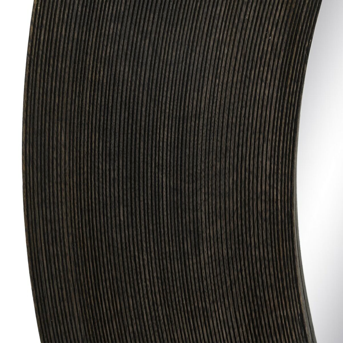Väggspegel Mörkbrun Vertikalt 122 x 3,8 x 122 cm - 3