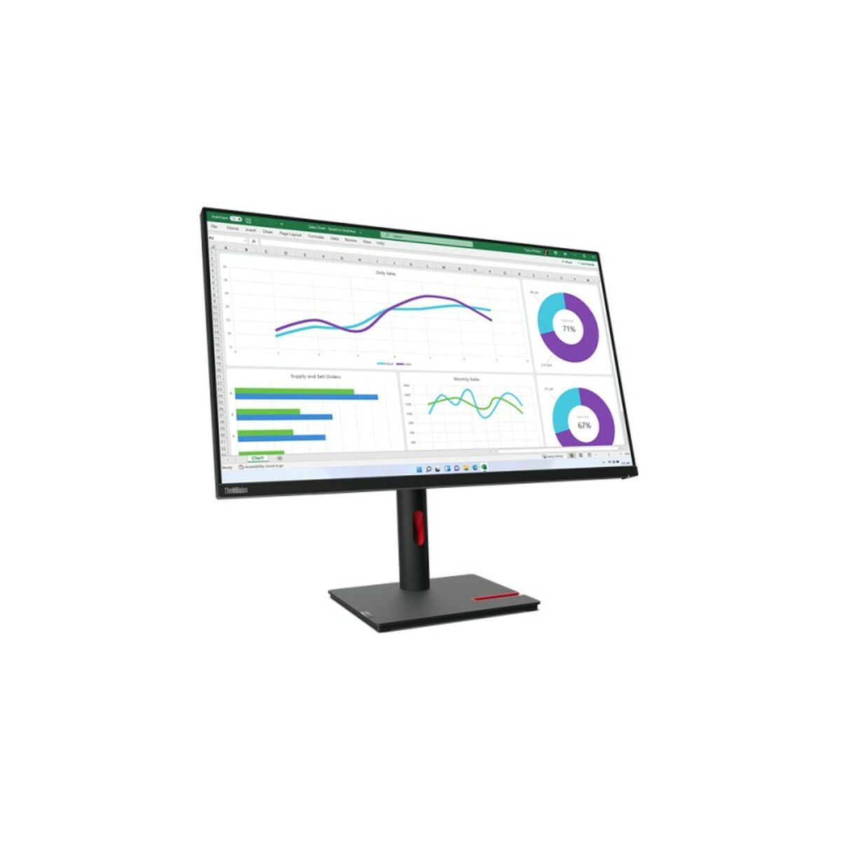 Monitor Lenovo ThinkVision T32h-30 32" LED 60 Hz - 6