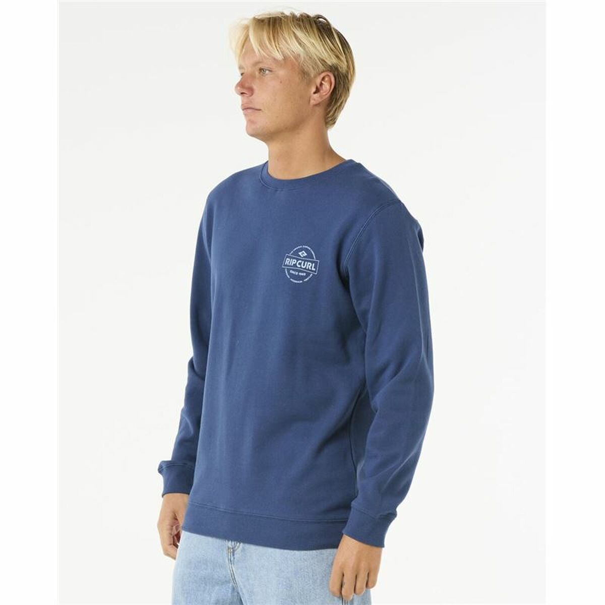 Tröja utan huva Herr Rip Curl Stapler Crew Blå - 3
