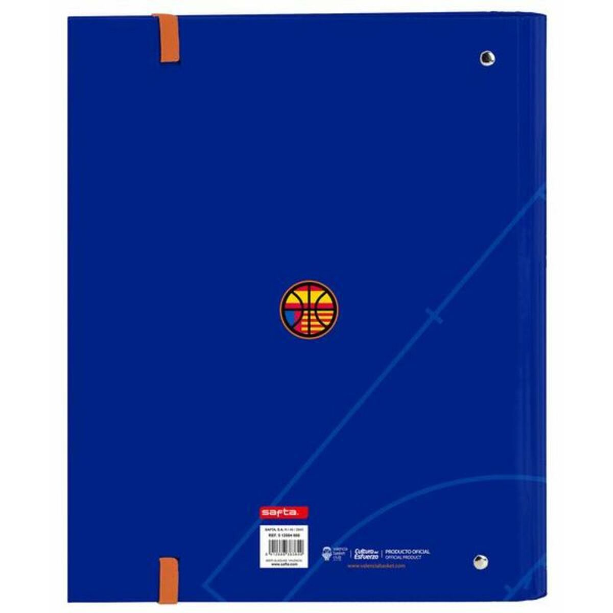 Ringpärm Valencia Basket M666 Blå Orange (27 x 32 x 3.5 cm) - 8