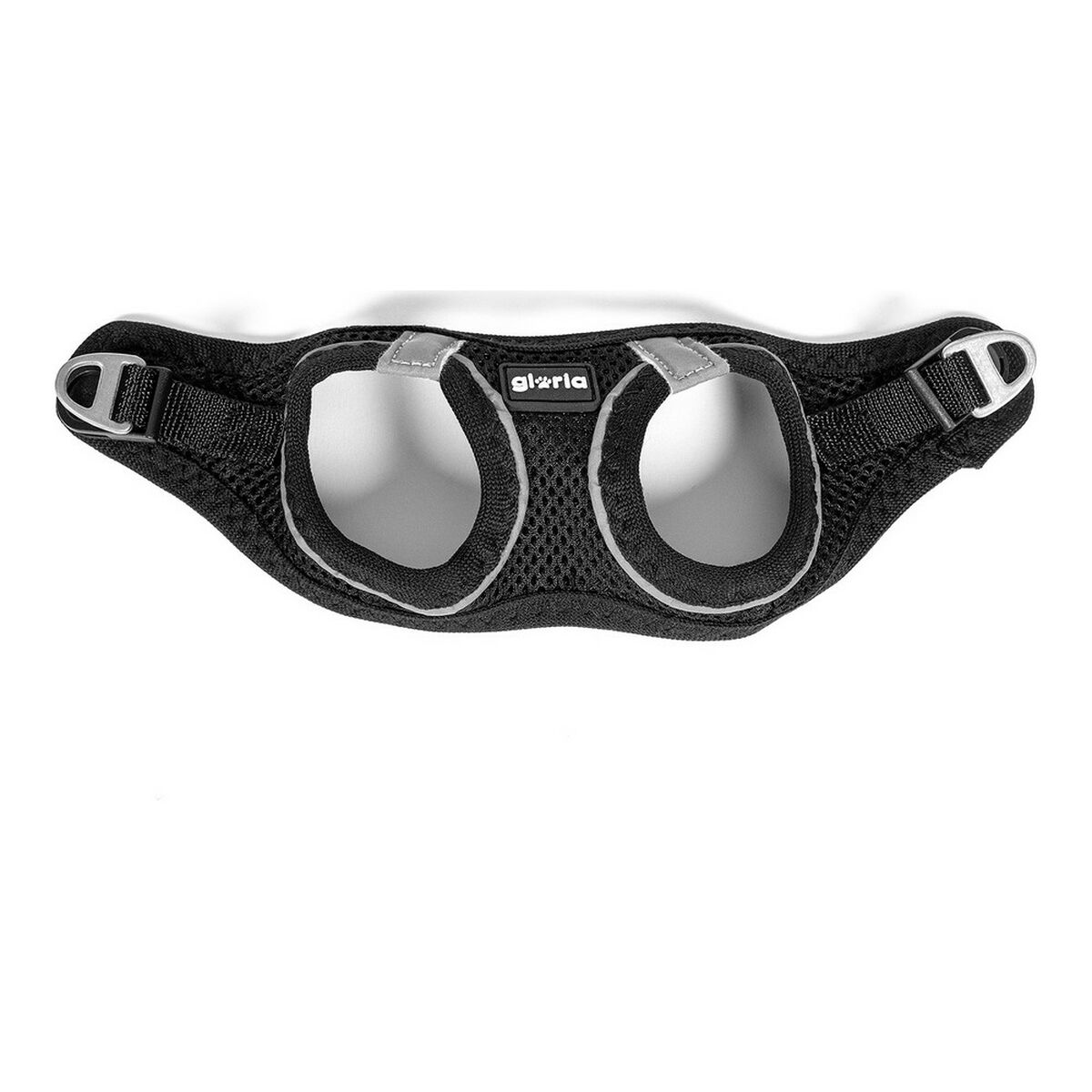Hundsele Gloria Air Mesh Trek Star Justerbar Svart Storlek XXXS (18-20 cm) - 7