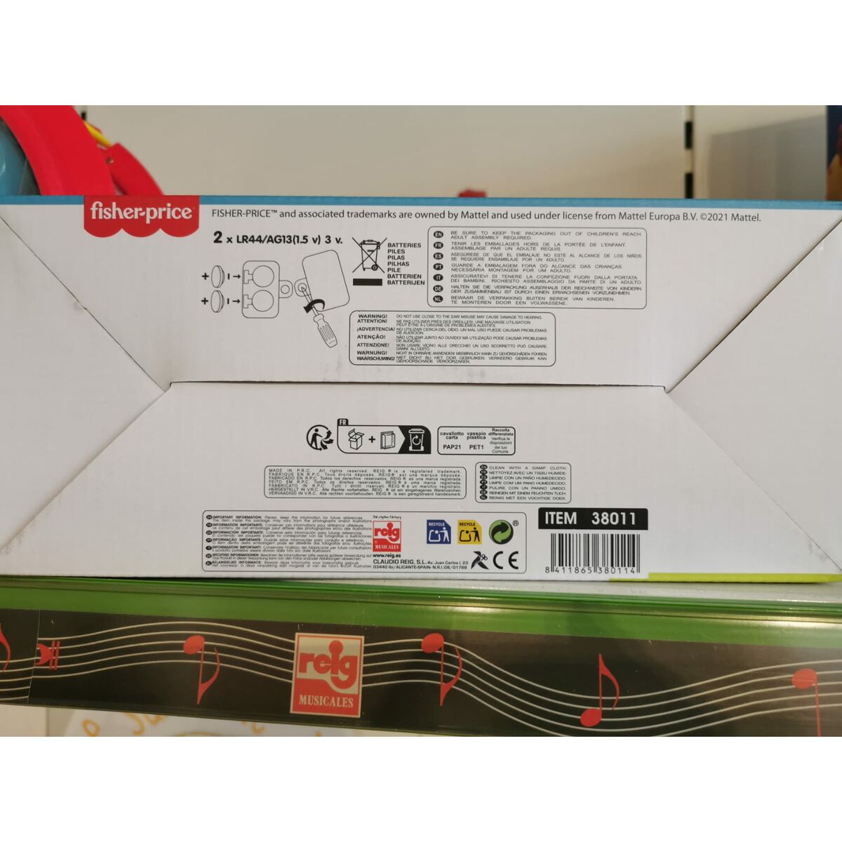 Musikset Fisher-Price Plast djur - 3