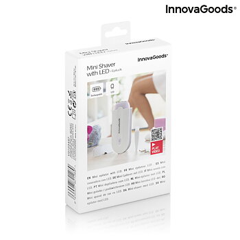 Uppladdningsbar minirakapparat med LED-ljus Epiluch InnovaGoods