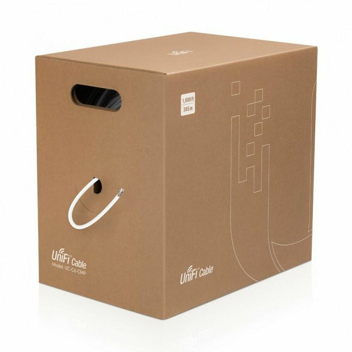 Nätkabel UTP Styv Kategori 6 UBIQUITI UC-C6-CMP Vit 305 m - 2