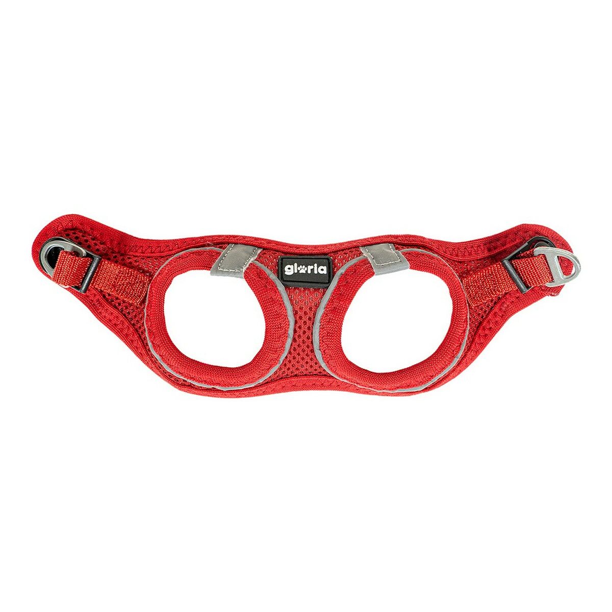 Hundsele Gloria Air Mesh Trek Star Justerbar Röd Storlek XXXS (18-20 cm) - 6