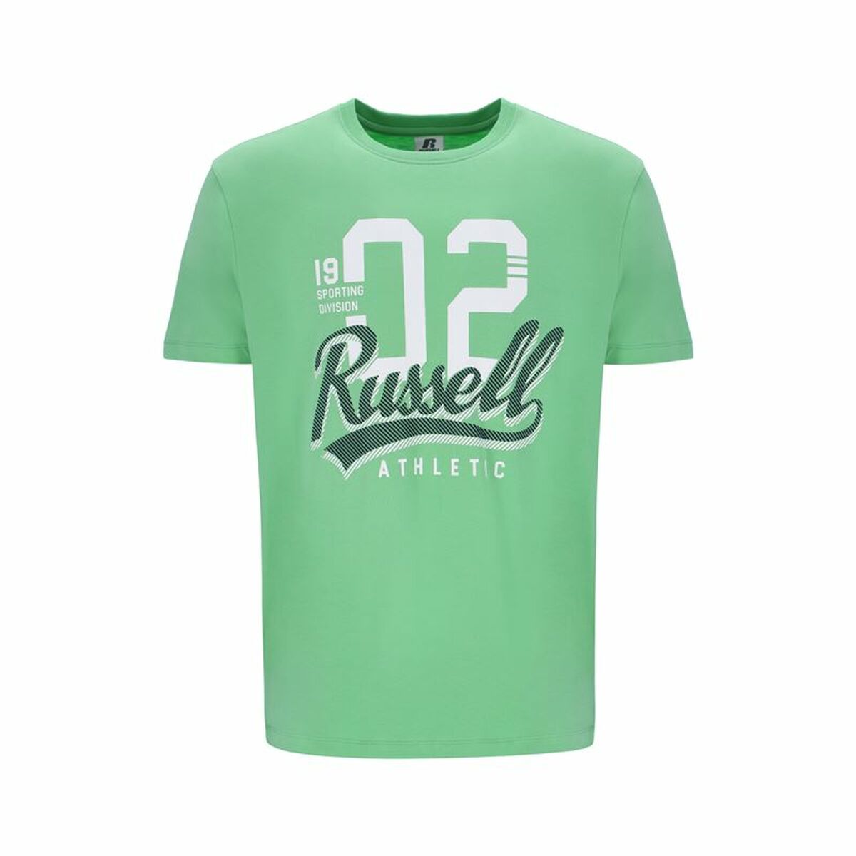 T-shirt med kortärm Herr Russell Athletic Amt A30101 Grön Ljusgrön