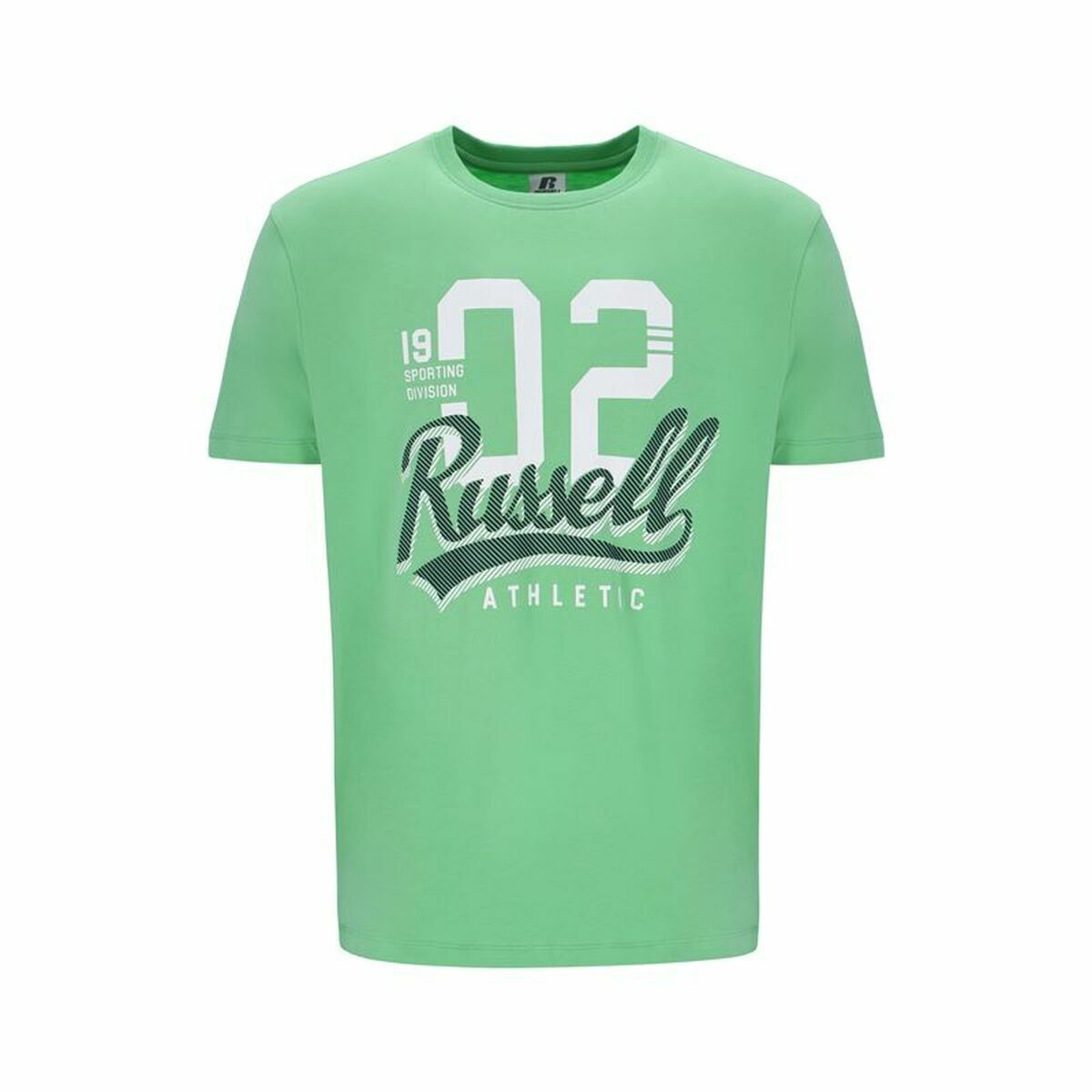 T-shirt med kortärm Herr Russell Athletic Amt A30101 Grön Ljusgrön - 3