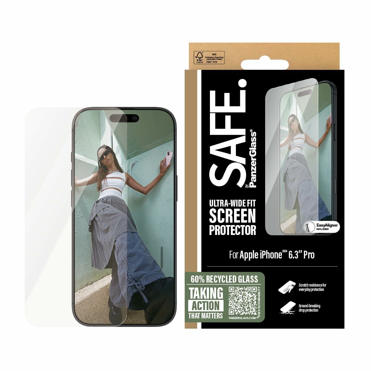 Skärmskydd för Mobiltelefon PanzerGlass iPhone 16 Pro