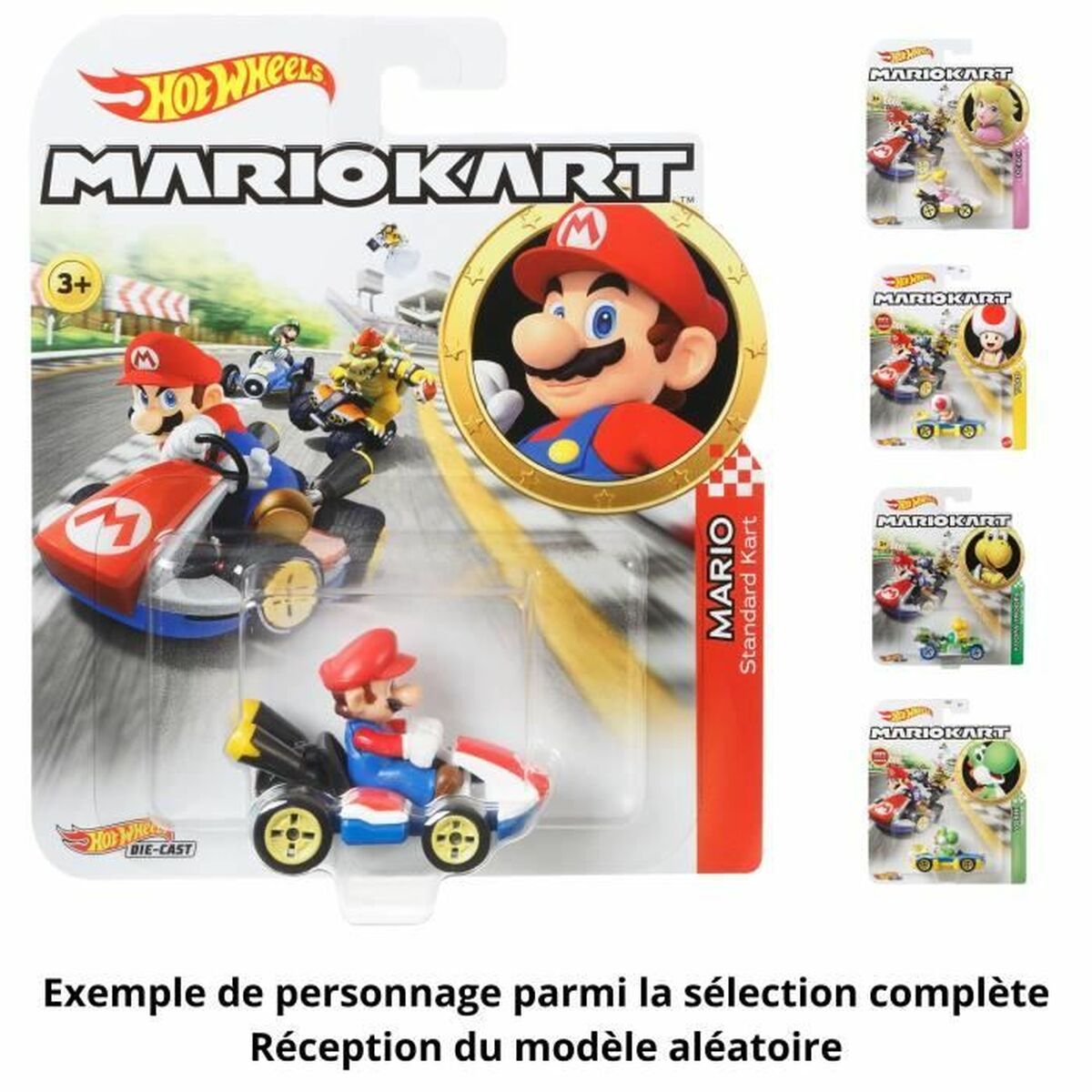 Liten leksaksbil Hot Wheels Mario Kart 1:64 - 4