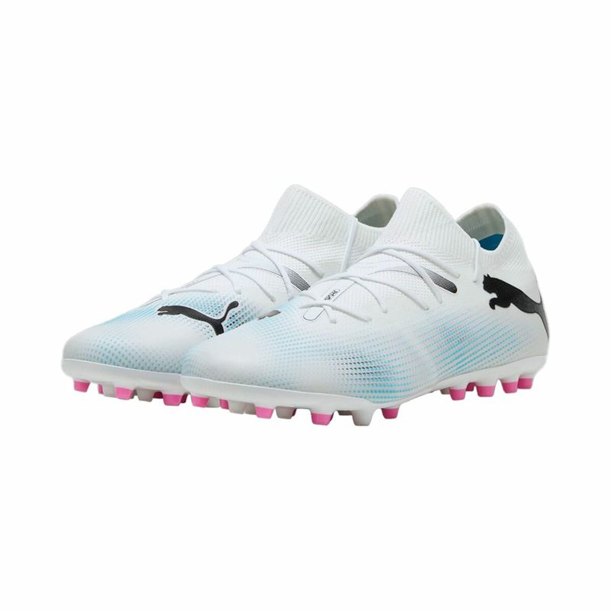 Fotbollsskor för vuxna Puma Future 7 Match MG Vit Svart - 4