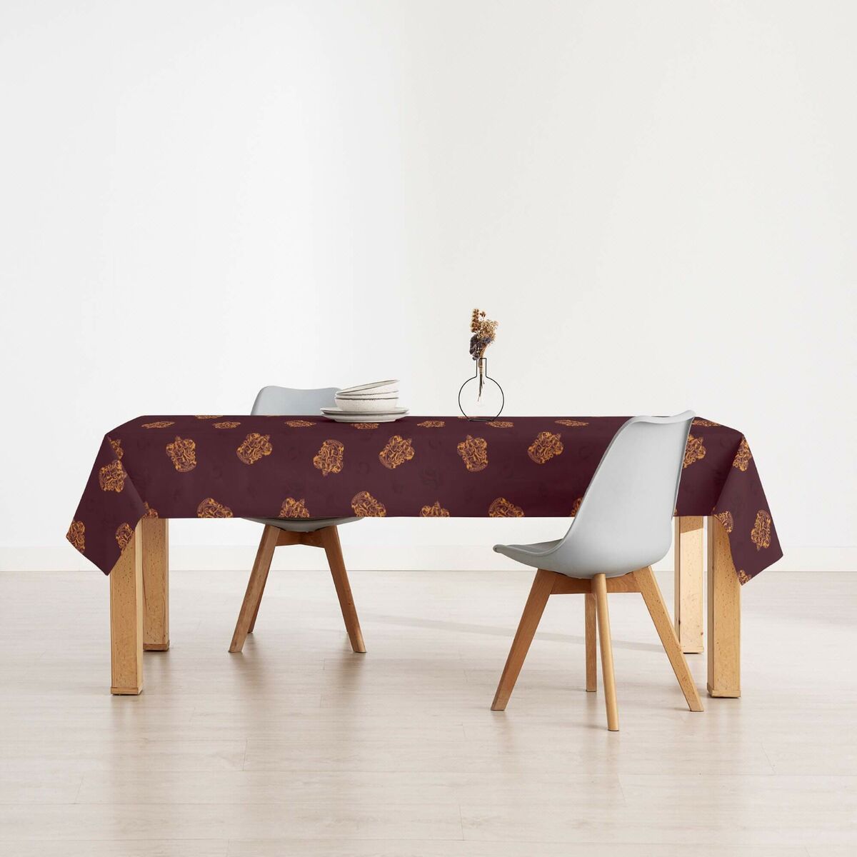 Fläckresistent bordsduk i harts Harry Potter Gryffindor Multicolour 150 x 150 cm - 3