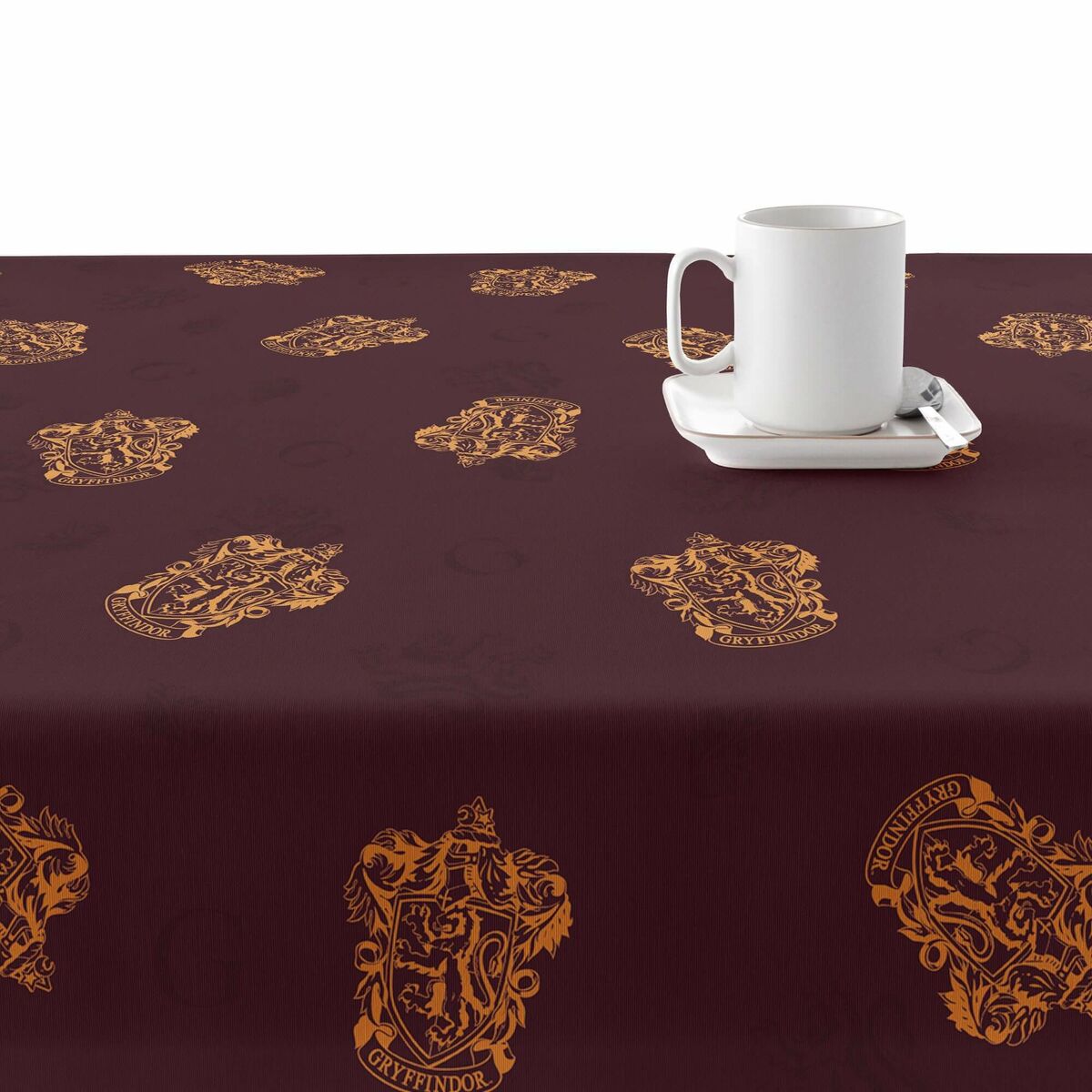Fläckresistent bordsduk i harts Harry Potter Gryffindor Multicolour 150 x 150 cm - 2