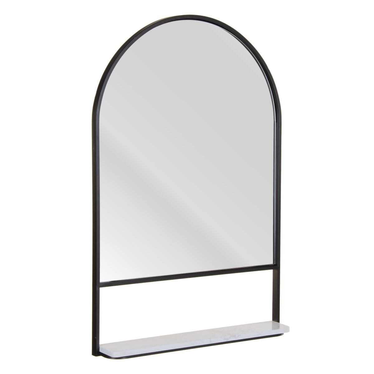Väggspegel Vit Svart 60 x 2,5 x 90 cm - 6