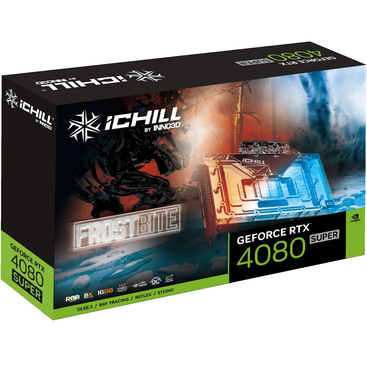 Grafikkort INNO3D C408SB-166XX-18700006 GEFORCE RTX 4080 SUPER 16 GB GDDR6X - 3