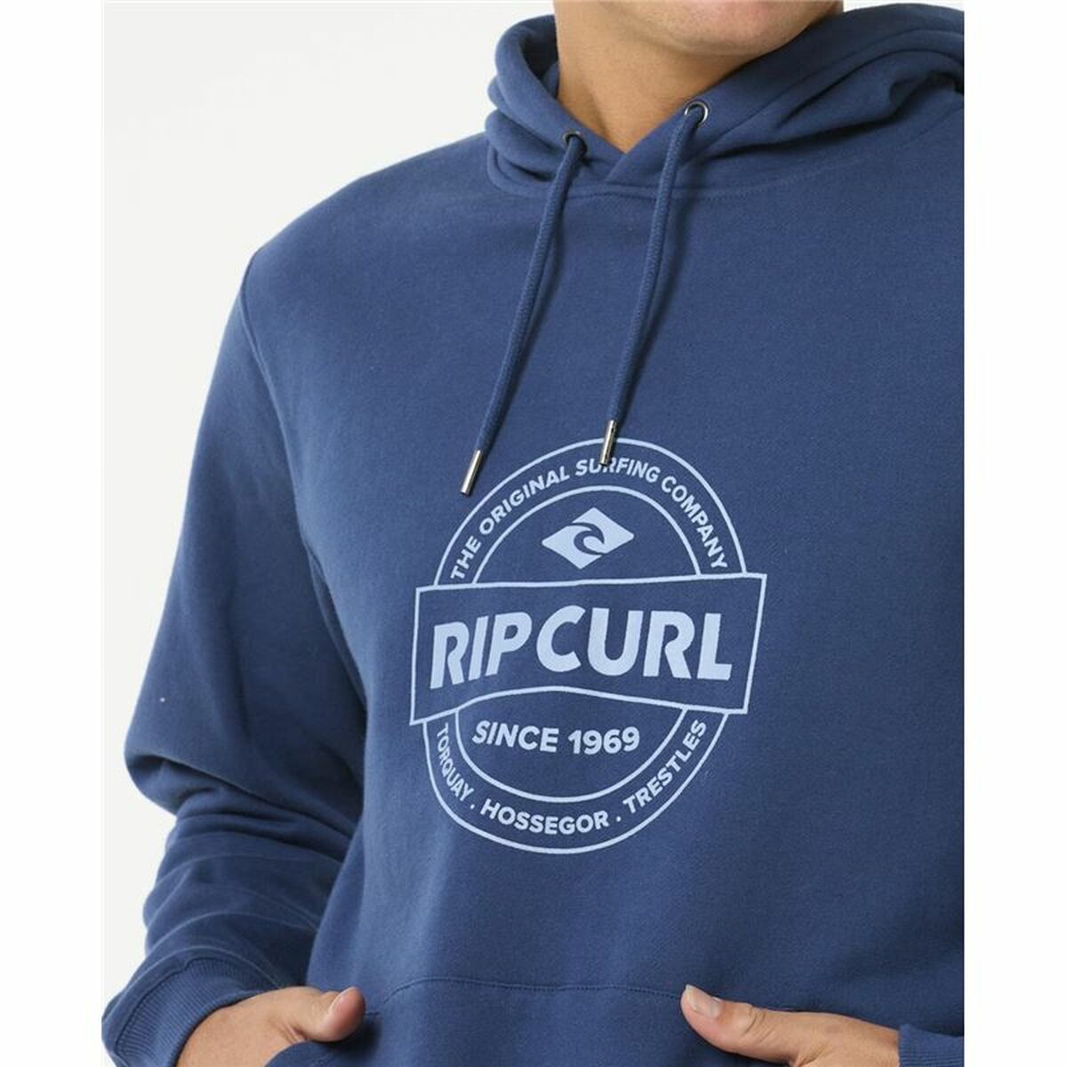 Tröja med huva Herr Rip Curl Stapler Hood Blå - 3