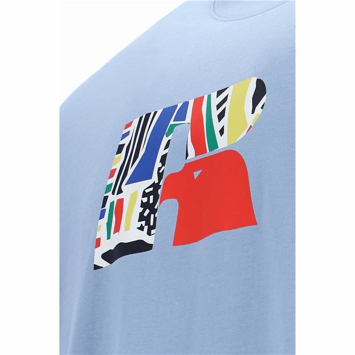 T-shirt med kortärm Herr Russell Athletic Emt E36211 Blå Indigo - 2