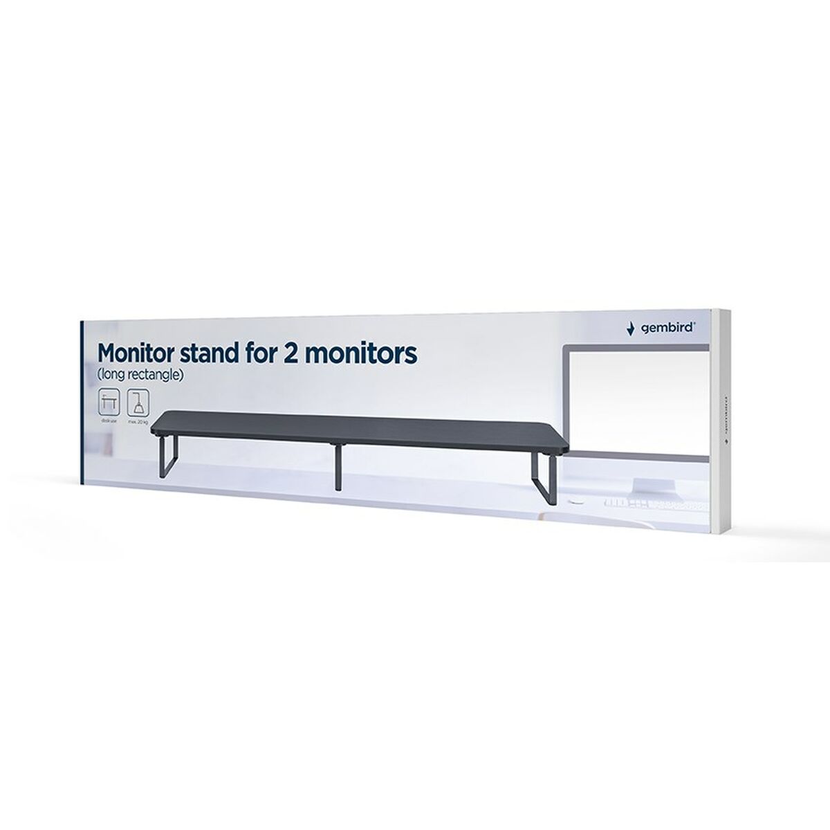 Bordfäste för Skärm GEMBIRD MS-TABLE2-01 26 X 12,2 X 100 CM - 5