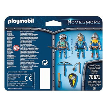 Sats med figurer Novelmore Knights Playmobil 70671 (19 pcs)