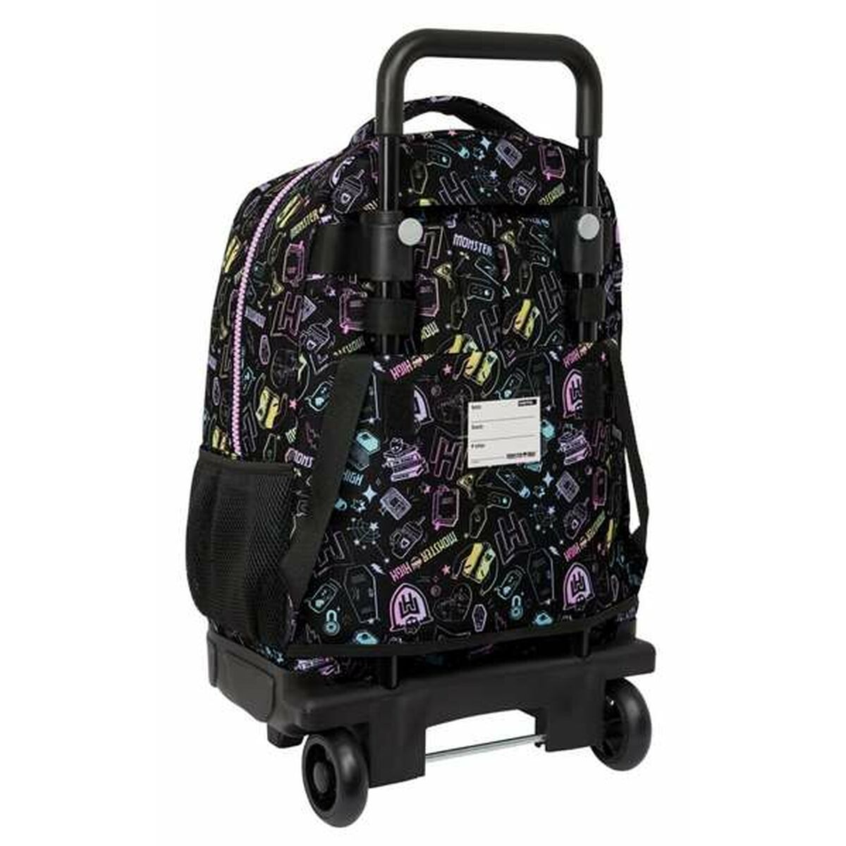 Skolväska med hjul Monster High Compact Extraible 33 x 45 x 22 cm (Renoverade C) - 2