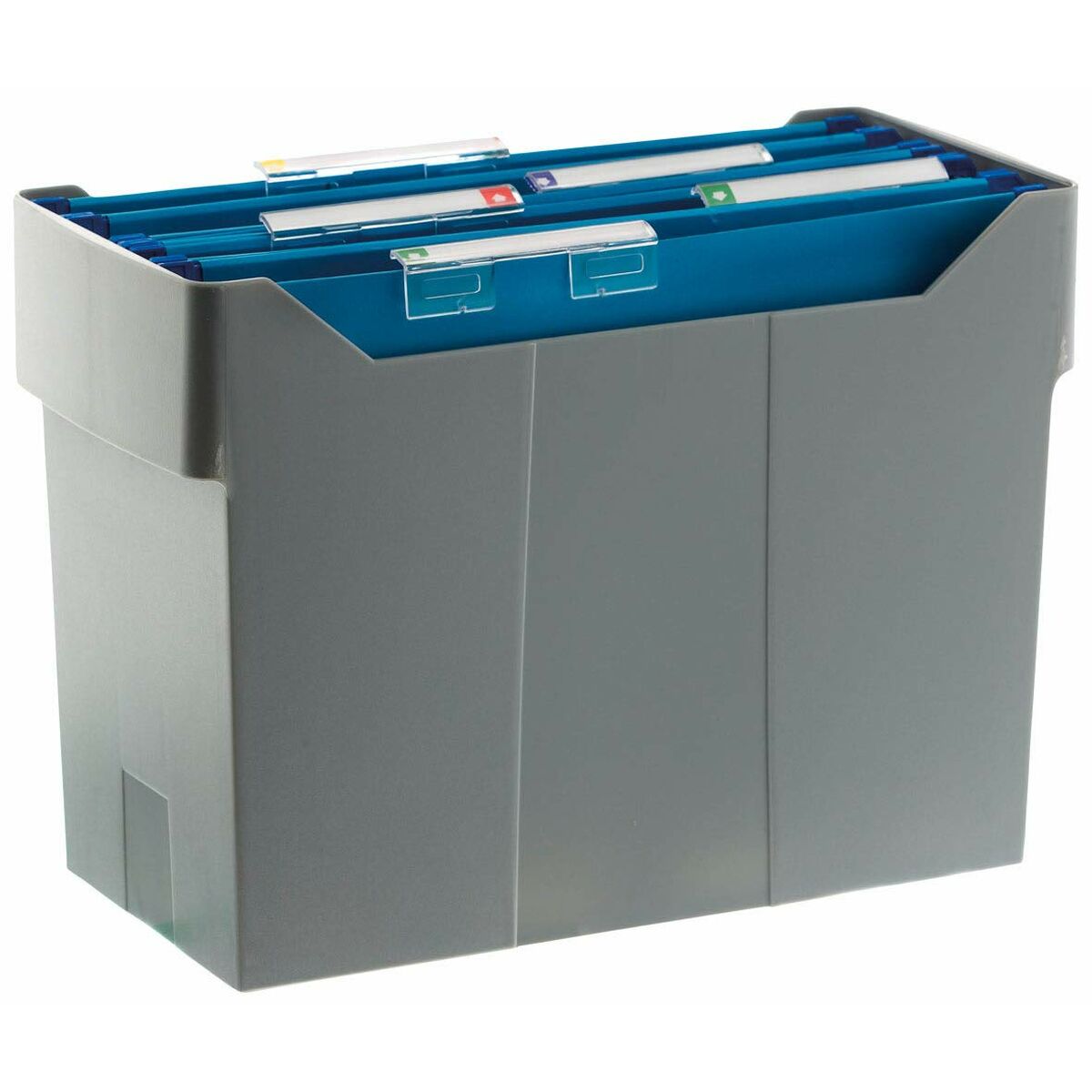 Filbox Archivo 2000 Archibox Grå 17 x 36,5 x 26 cm - 2