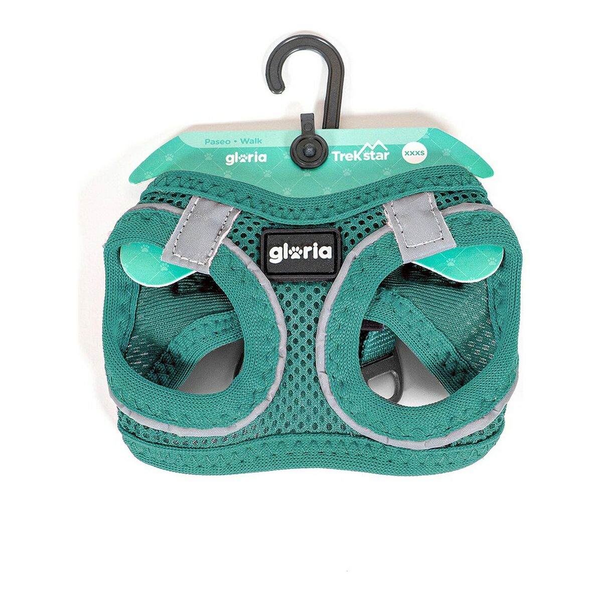 Hundsele Gloria Air Mesh Trek Star Justerbar Turkos Storlek XXXS (18-20 cm) - 10