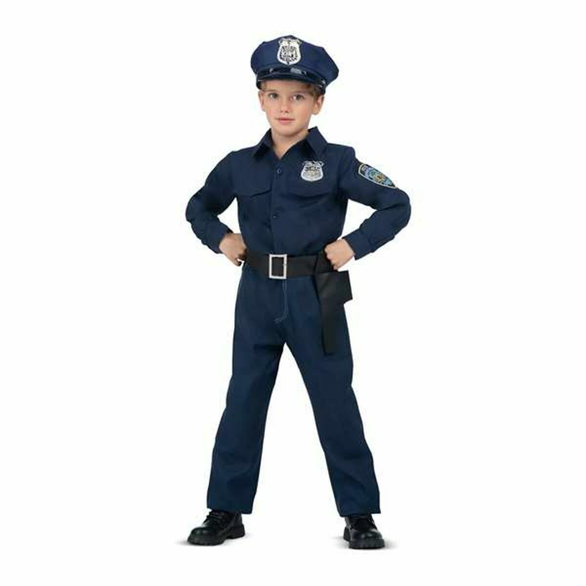 Maskeraddräkt för barn My Other Me Polis - 3