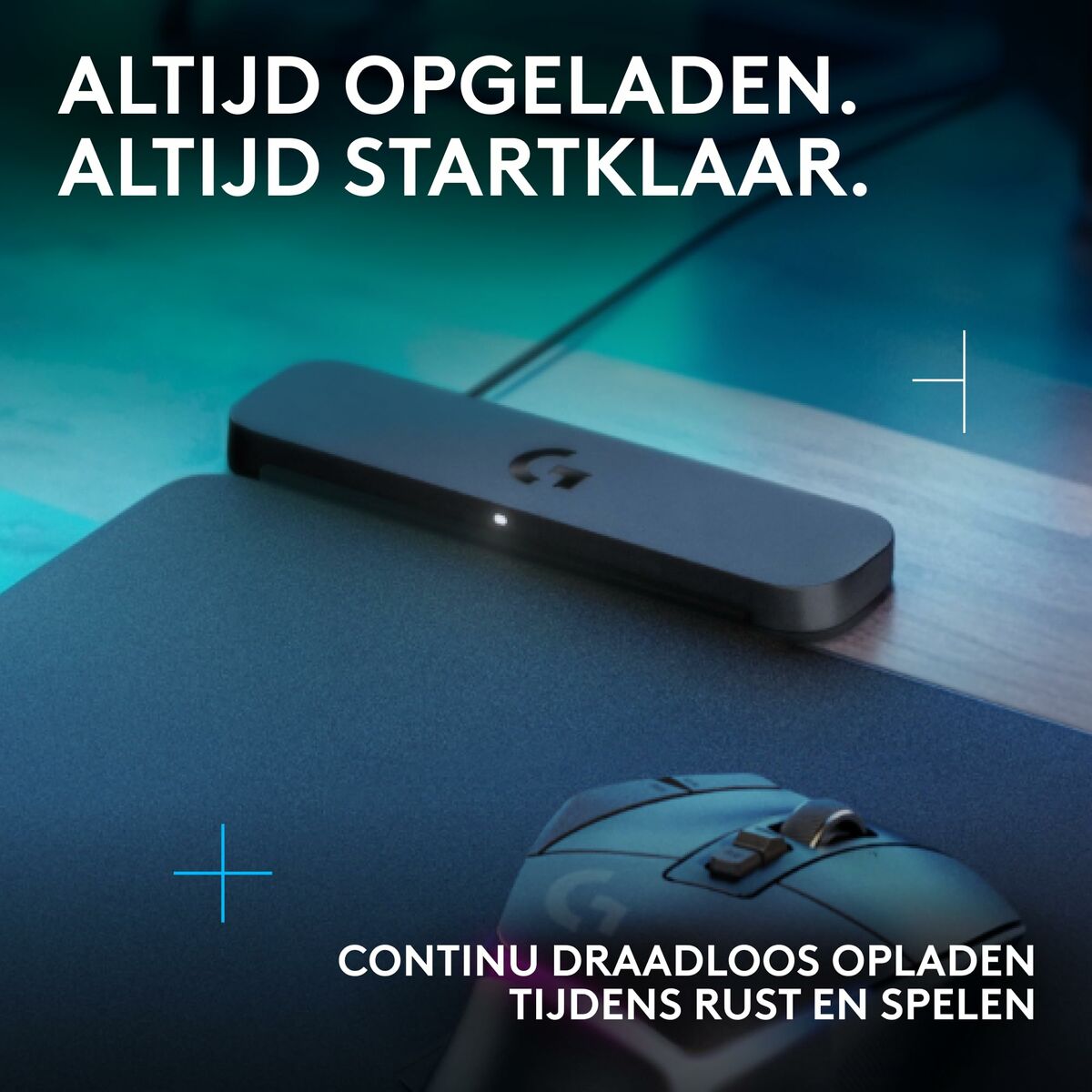 Halkfri matta Logitech Svart - 3